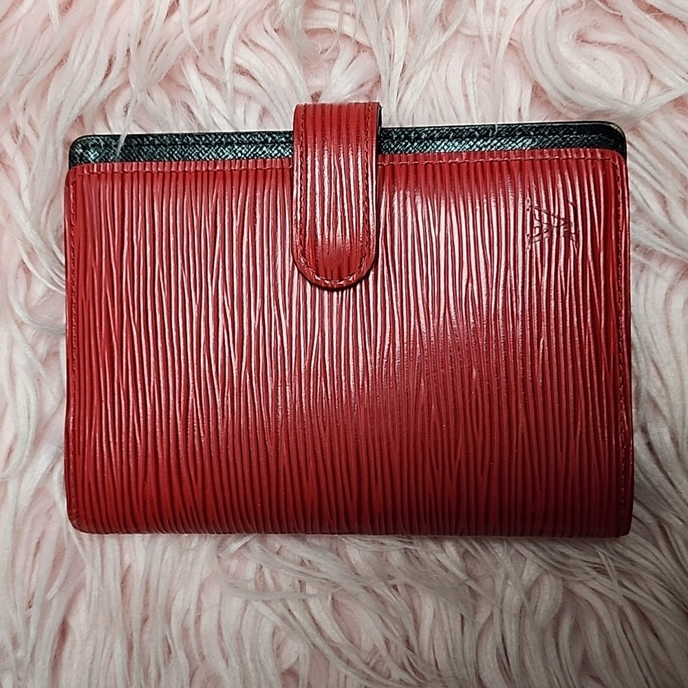 Louis Vuitton Vintage Red Epi Leather Agenda EUC